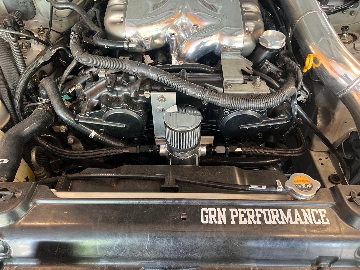 GRN Performance 350z/G35 VQ35DE Catch Can