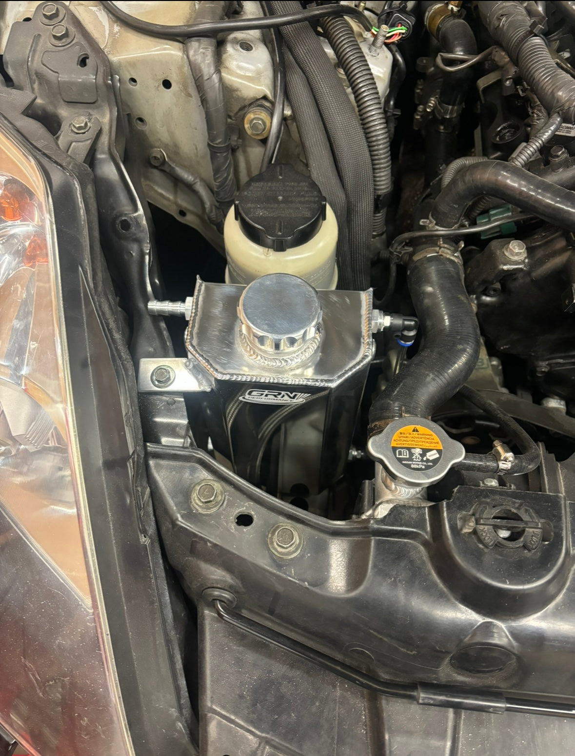 GRN Performance 350z Coolant Overflow Tank