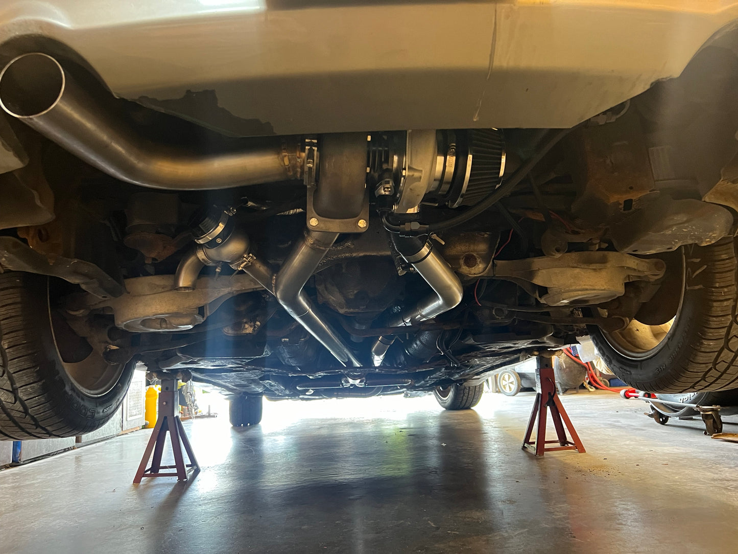 GRN Performance 350z/G35 DE Rear Mount Turbo Kit