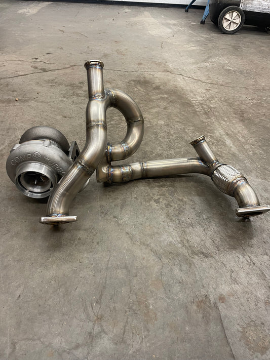 GRN Performance VQ Mid Mount Turbo Manifold (Turbo Included)